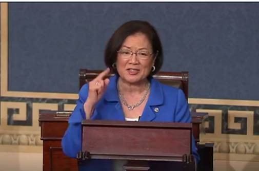 Hirono Takes to Senate Floor in Opposition to Secret GOP Health Care Bill 